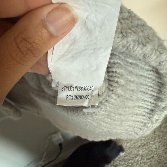 Prana Elsin Sweater Cardigan Women S Gray Lagenlook Organic Cotton Minimalist - Picture 7 of 9